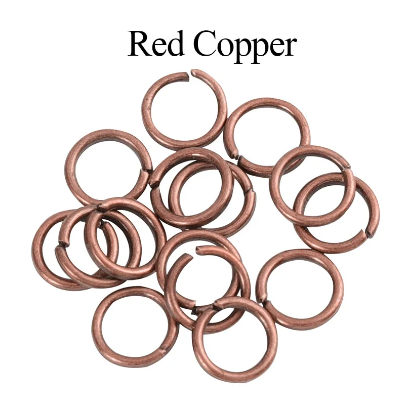200 stuks 3/4/5/6/7/8/10/12mm Metalen DIY Sieraden Bevestigingen Open Enkelvoudige Lussen Springringen & Splitsringen voor Ketting Hangertjes Sieraden maken