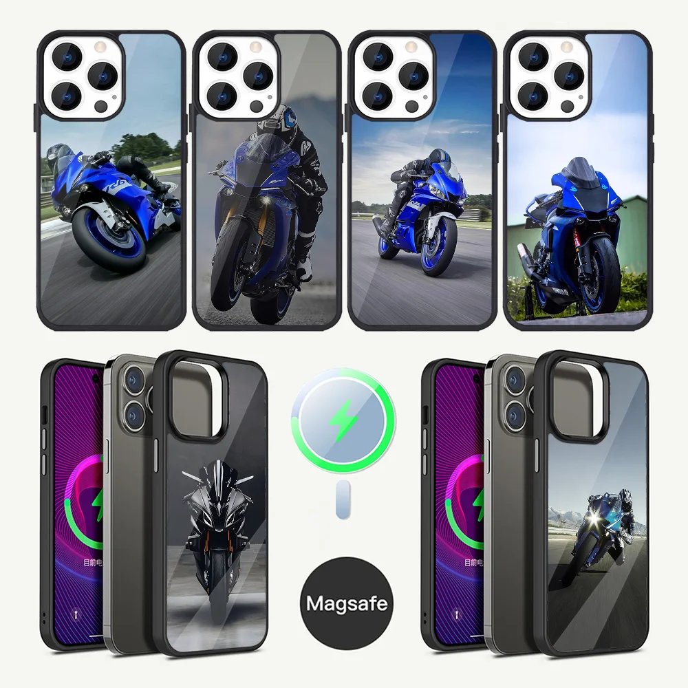 Sport Y-Yamaha-S Cool Motorcycle Phone Case For iPhone 16,15,14,13,12,11,Plus,Pro,Max Mini Magsafe Magnetic Wireless Charging