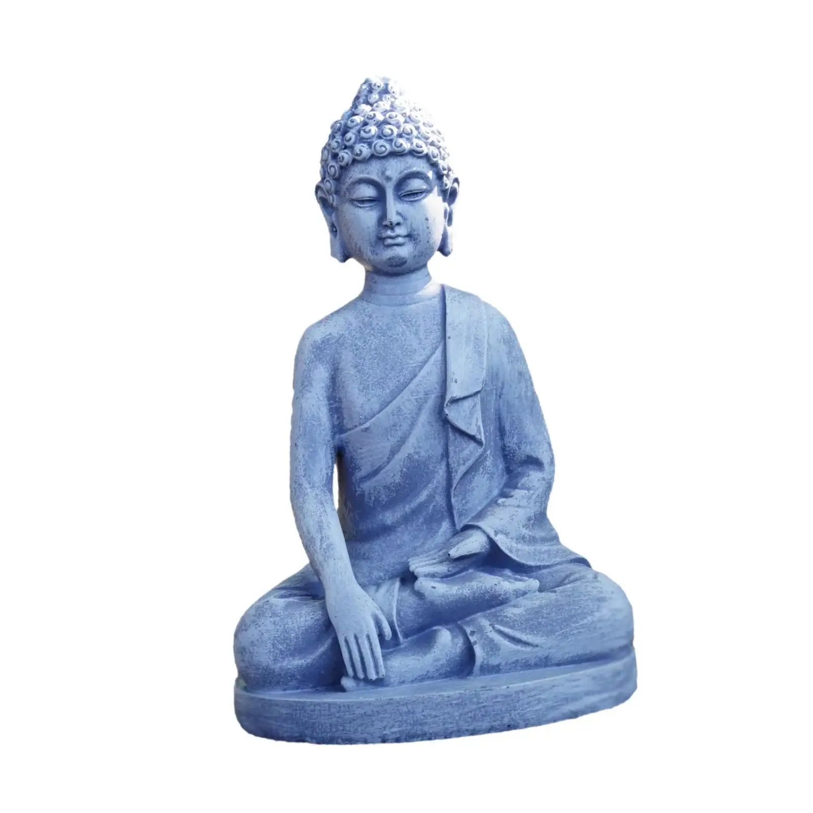 Buddha Statue Resin Ornament Fengshui Figurine for Home Decor Centerpiece Table Desk Shelf Housewarming