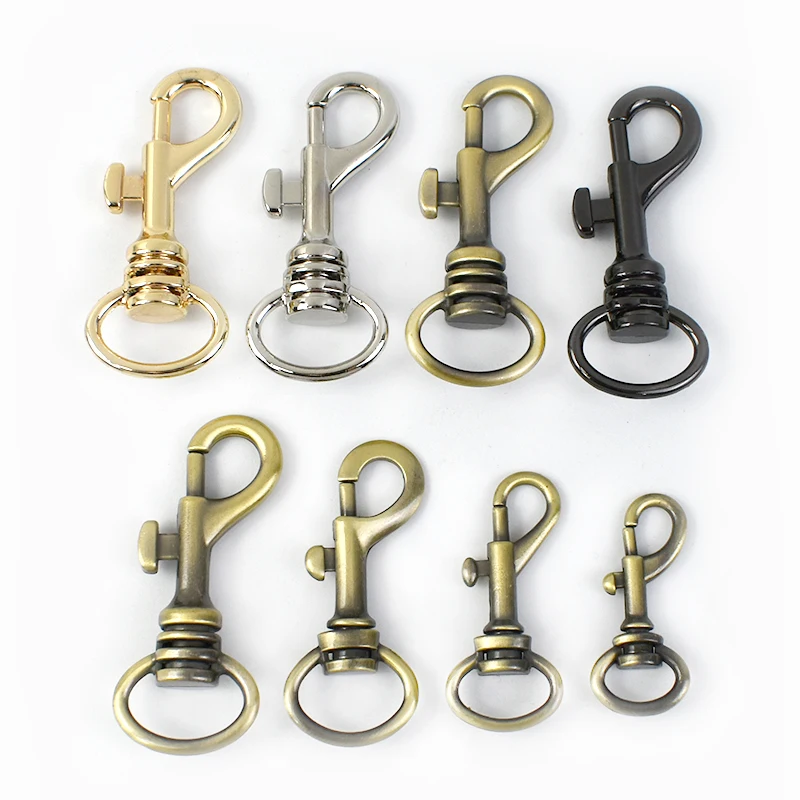 

5-20Pcs 13-20mm Metal Buckle Press Type Opening Clasp Handbag Strap Connect Buckles Rotating Lobster Hook Clip DIY Accessories