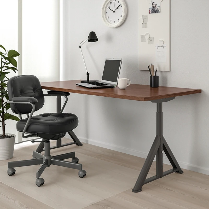 DNZ-03 Modern Electric Adjustable Height Rectangle Computer Desk Extendable Features Commercial Use Multi-Color Customizable