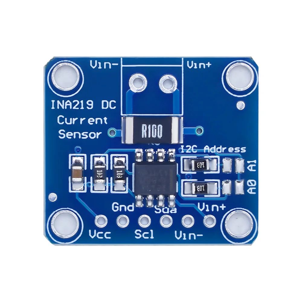 WAVGAT SOT23 INA219 dwukierunkowy moduł czujnika prądu stałego DC moduł Breakout DIY 3V-5V I2C moduł czujnika monitorowania mocy — zdjęcie 5