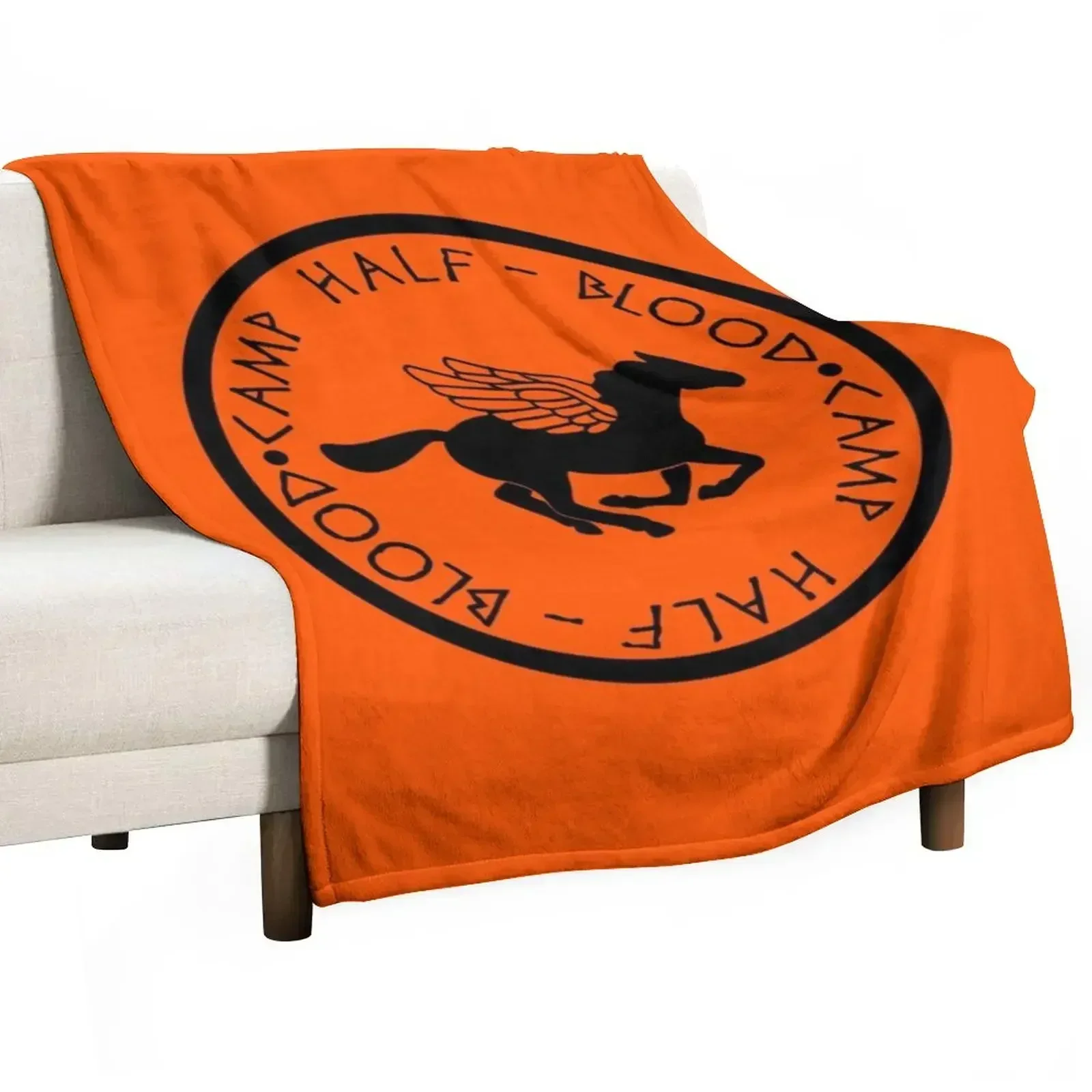 Camp Half Blood - Cool Gift For Mom, Dad and Siblings Throw Blanket Furry Flannels Summer Beddings Blankets