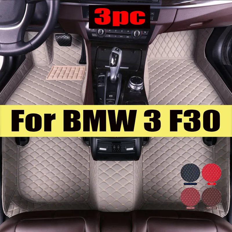 

Car Floor Mats For BMW 3 F30 325i 330i 320i 318i Five Doors 2013 2014 15 16 17 18 19 Foot Pads Carpet Cover Interior trunk mat