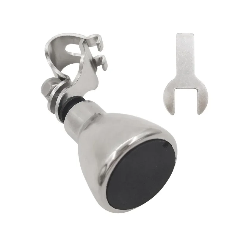 

Stainless steel steering wheel power ball grip, cylindrical bottom with nylon RV marine hardware accessories