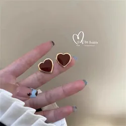 Lovely Heart Bear Rose Grape Butterfly Stud Earrings Women's Classic Fashion Japanese Birthday Party Gift Jewelry