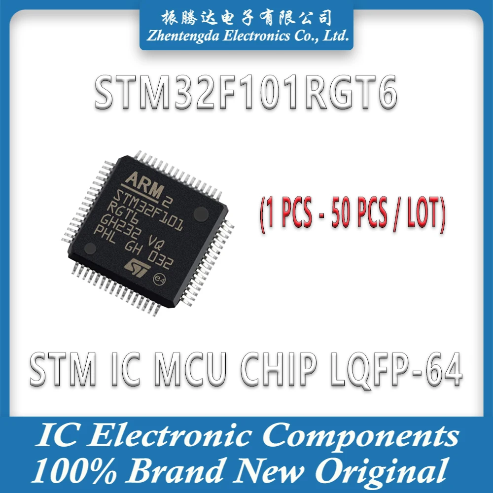 

STM32F101RGT6 STM32F101RG STM32F101 STM32F STM32 STM IC MCU Chip LQFP-64