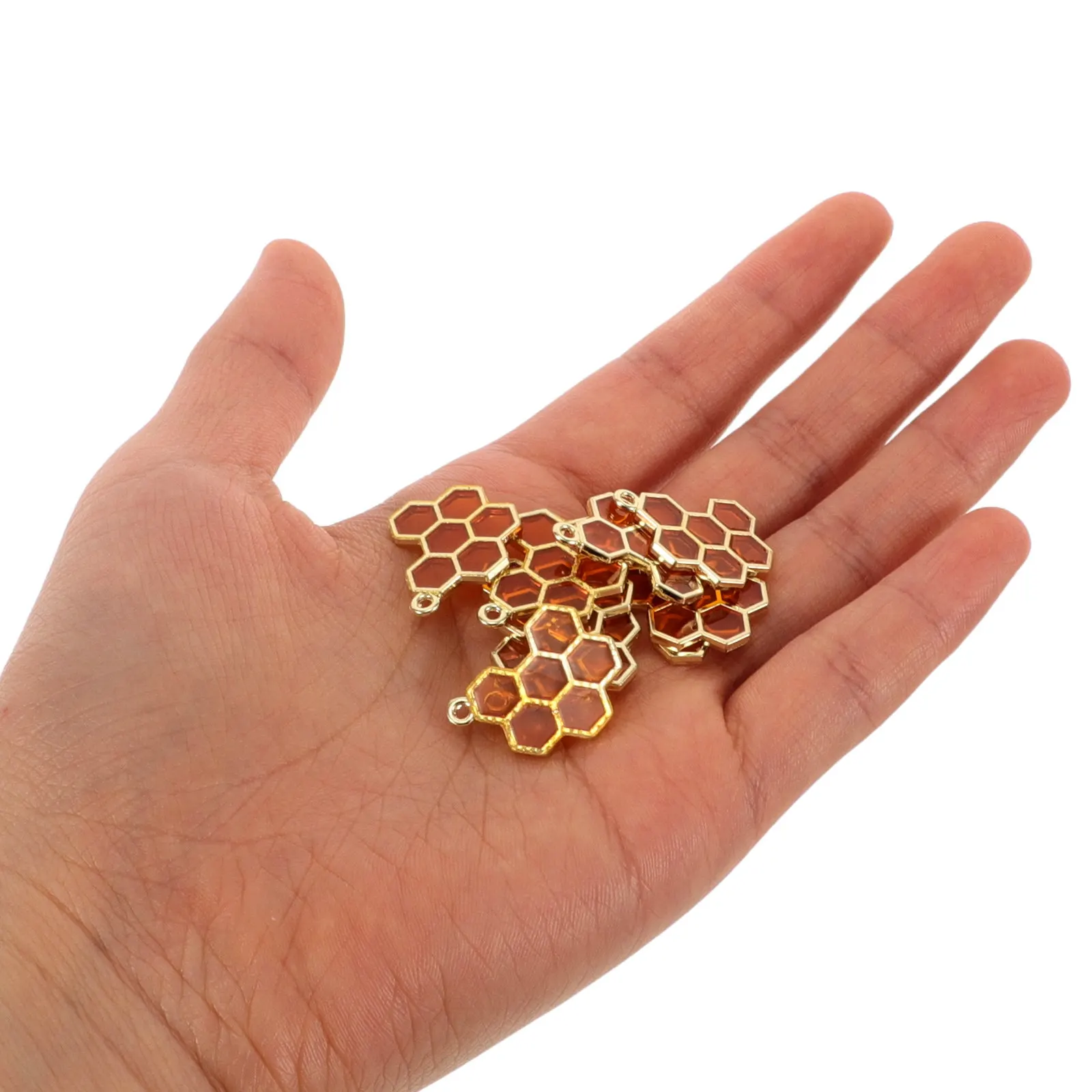 10 PCS Lady's Pendant Beehive Jewelry Accessories DIY for Honeycomb