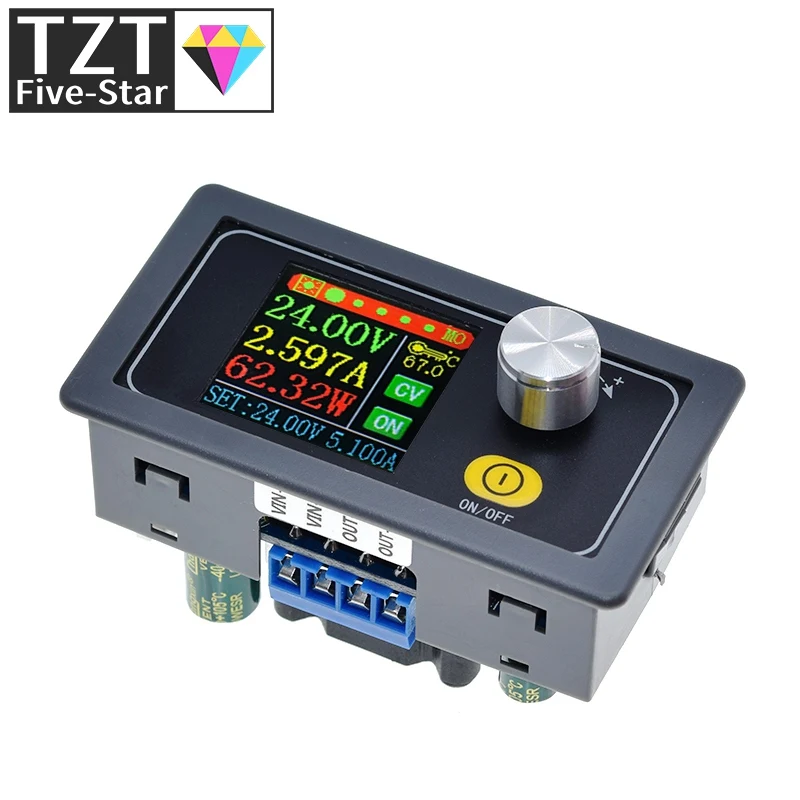 

TZT XYS3580 DC DC Buck Boost Converter CC CV 0.6-36V 5A Power Module Adjustable Regulated Laboratory Power Supply Variable