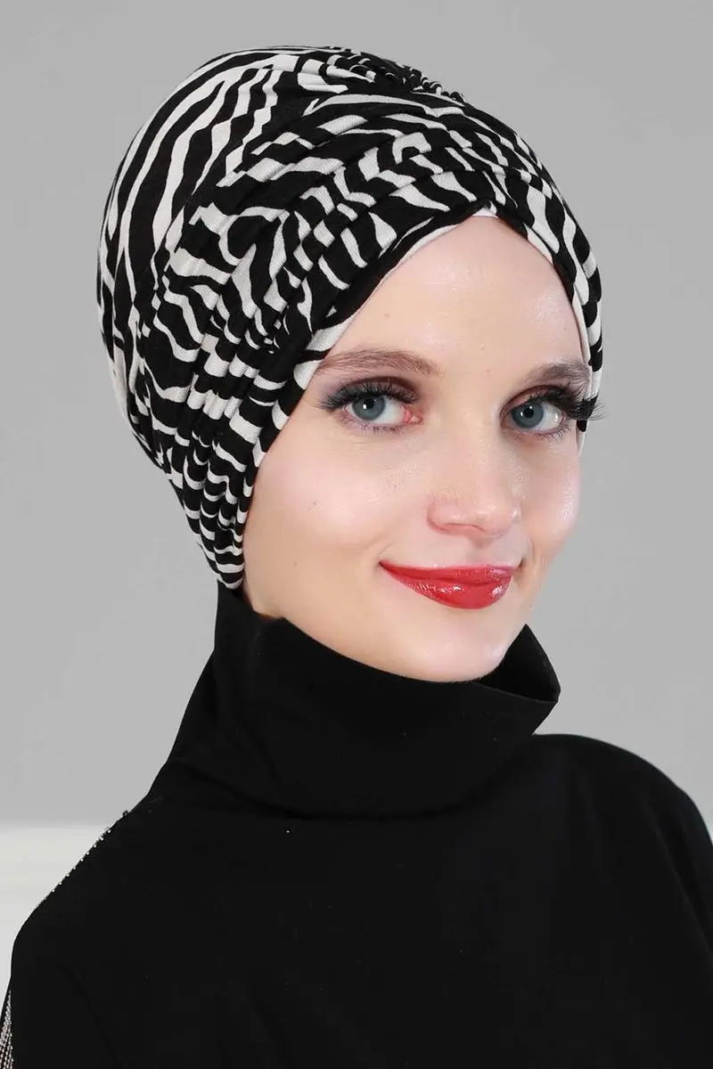 Plissee gekämmte gemusterten Knochen Zebra muster