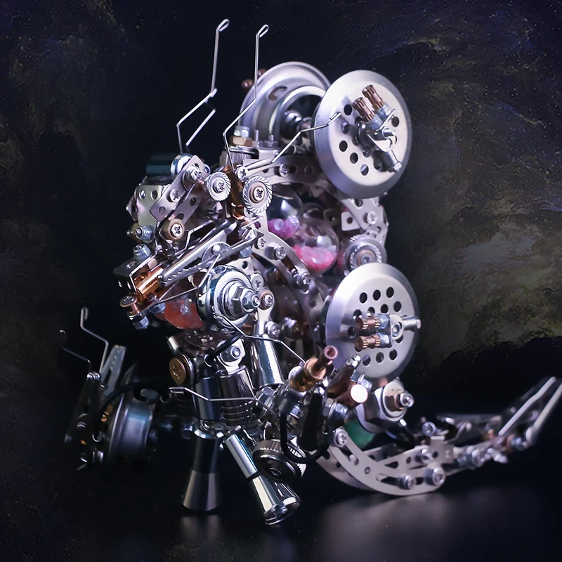 Caja ciega mecánica de la serie Star Yuan para fiesta, montaje de metal, bloques de construcción cyberpunk, estatuilla de moda, artículo de exhibición, regalo de festival