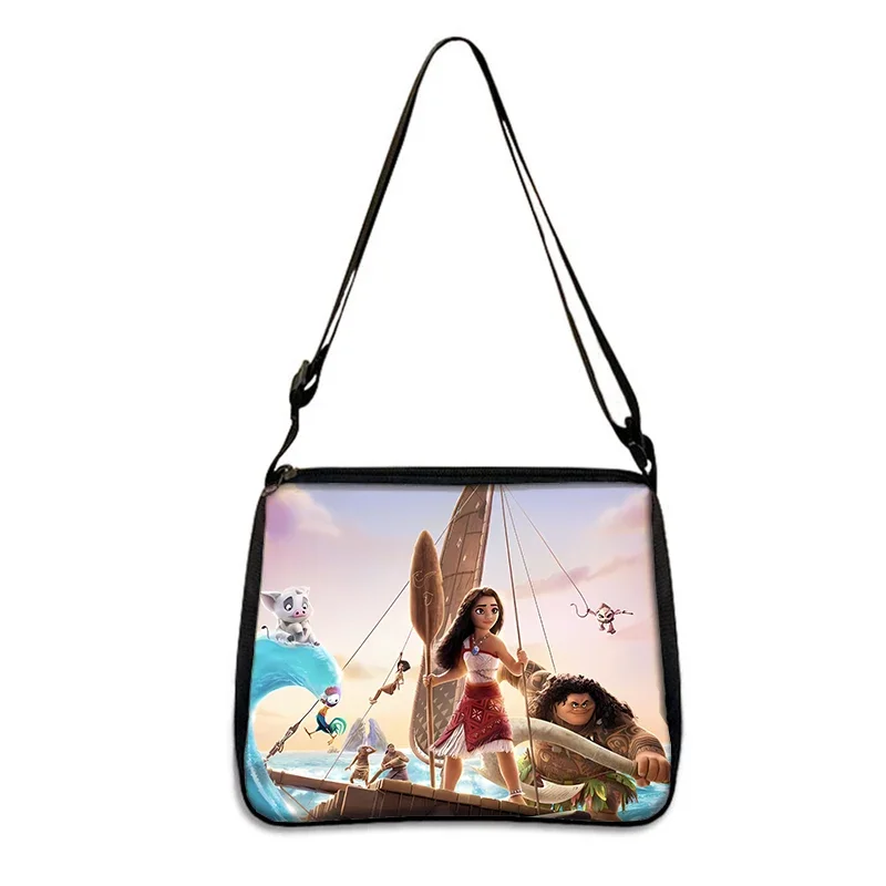 New Moana 2 Shoulder Bag Crossbody Bag Women Girl Anime Printed Underarm Bags Casual Fashion Handbag Leisure Outdoor Accessories