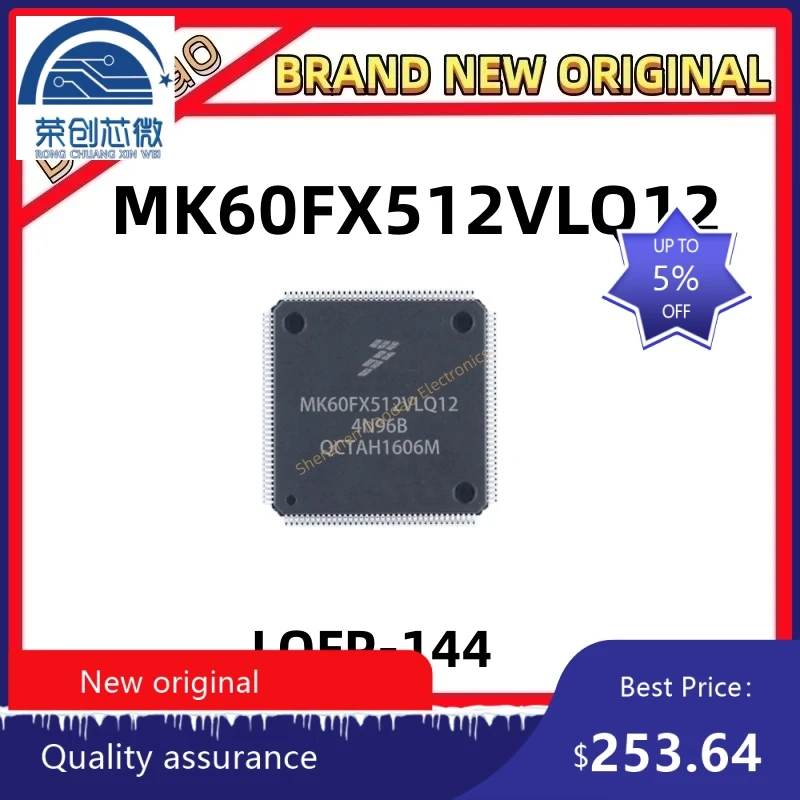 

Quality Brand New MK60FX512VLQ12 MK60FX512VLQ MK60FX512 MK60FX MK60 IC MCU Chip LQFP-144