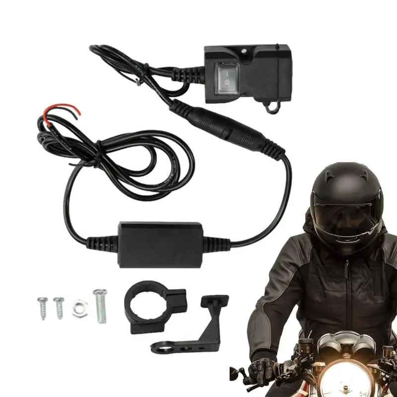 

Motorcycle USB Charger Randpow Waterproof USB Socket In The Car Quick Charge Phone Dual Port Smart Charging Phone Accessories