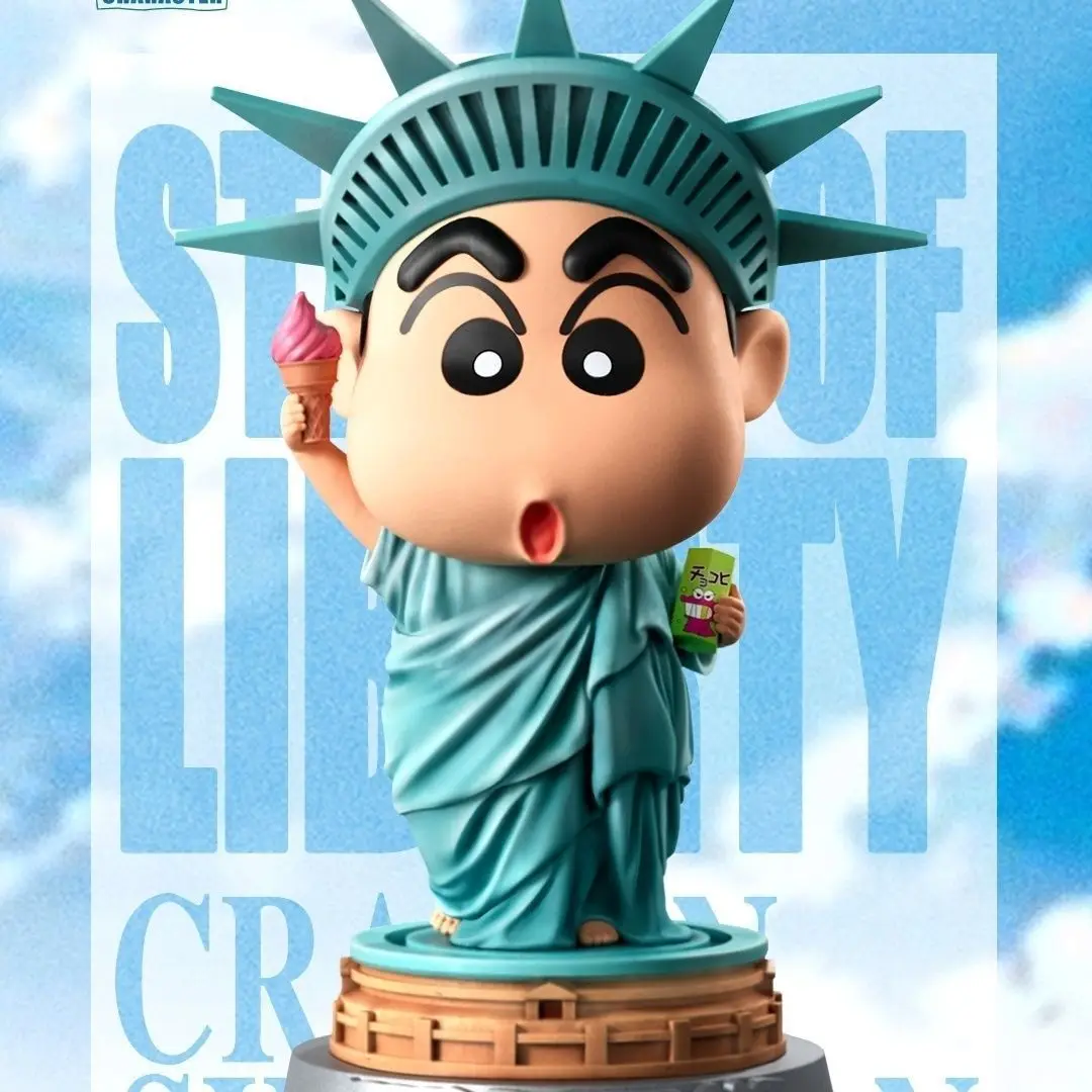 Crayon Shin‑chan GK World Tour Figure Shinnosuke Nohara Car Dashboard Ornament Desktop Collectible Model Creative Decor Gift - view 2