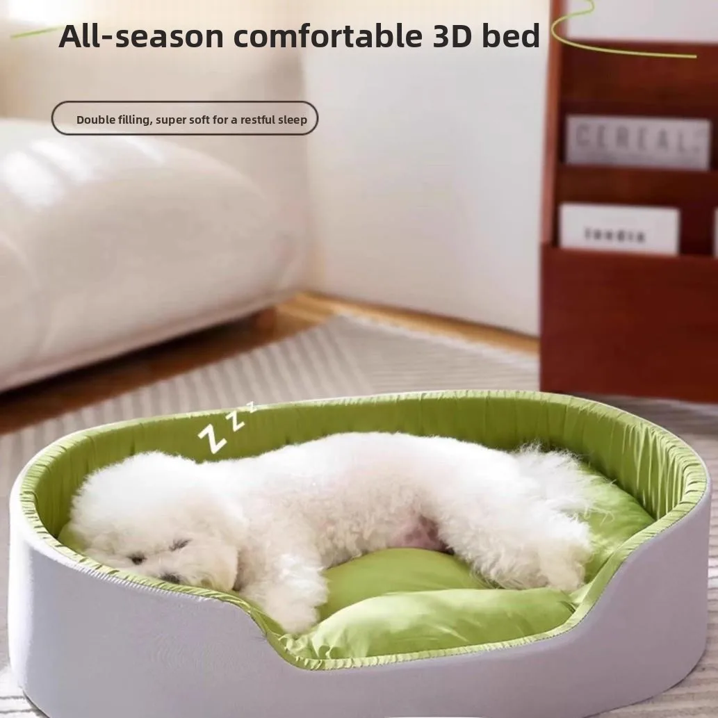

Season-Universal Dog Bed for Small to Medium Dogs Teddy Bichon Dog Sleeping Mat Bed Comfortable Pet Bed for Winter Use
