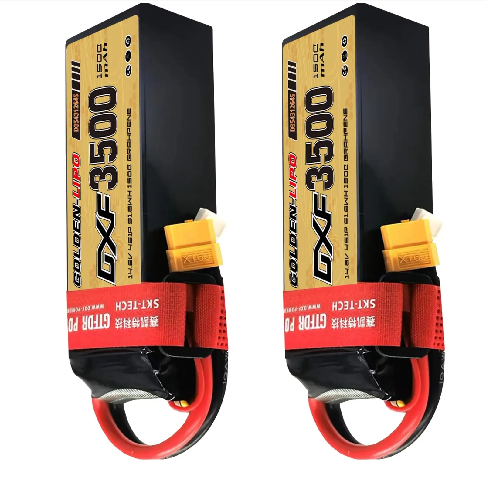 

3500mah 4S Lipo Battery 14.8V 150C XT60 Plug Hardcase For RC Car Buggy Truggy Offroad Car Boat Truck Airplane UAV RACING