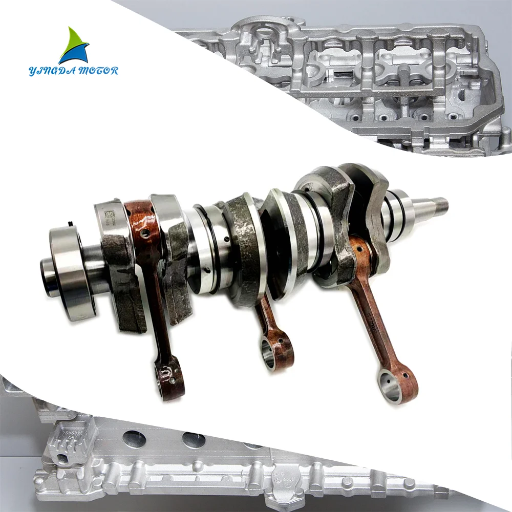 

Crankshaft Assy 6K5-11400-00 For Yamaha Outboard Motor 60HP 70HP 2 Stroke 6K5-11400 6K5-11400-00-00 6K511400 Boat Engine Parts