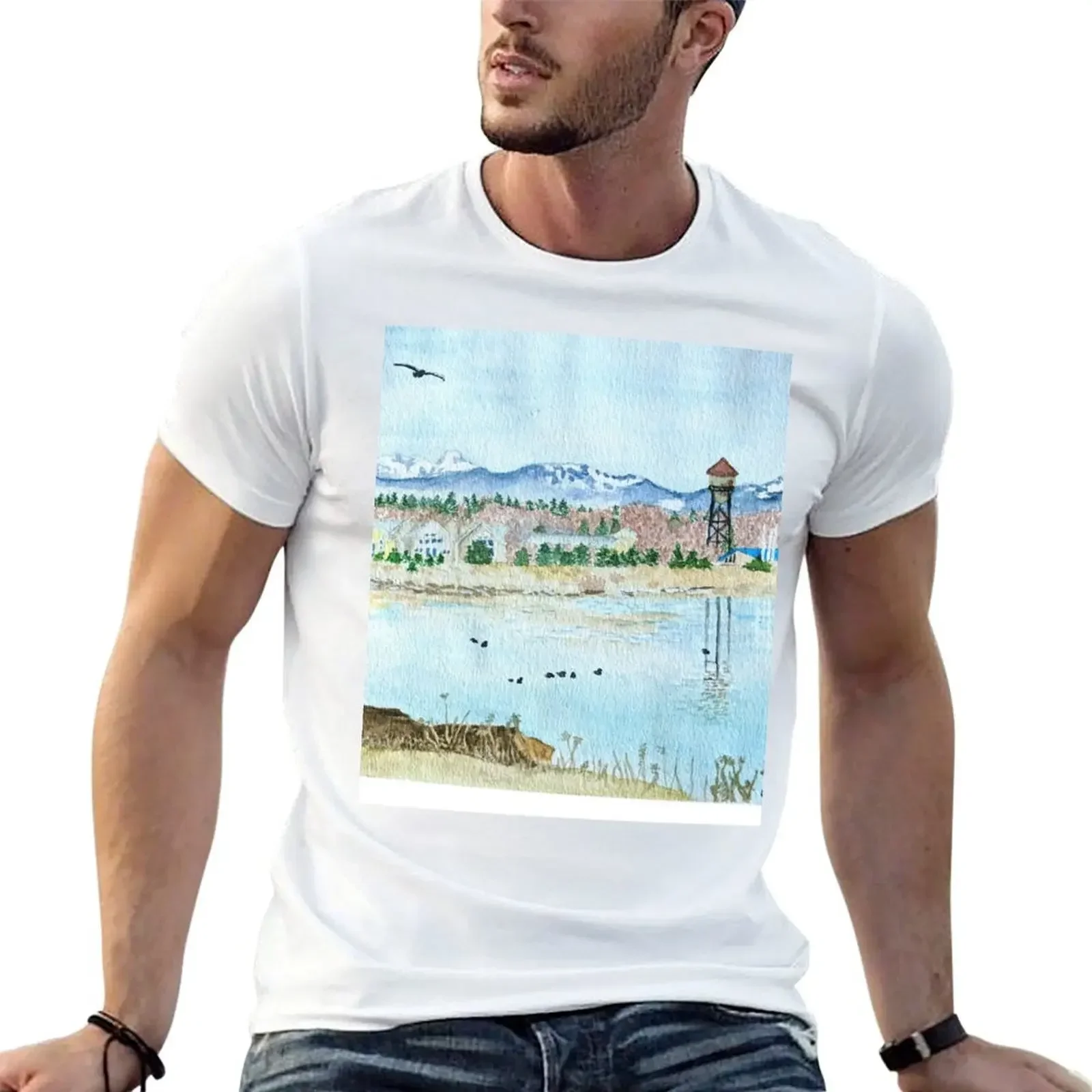 

Drayton Harbor, Semiahmoo Washington T-Shirt graphic shirts graphic t shirts men t shirts high quality