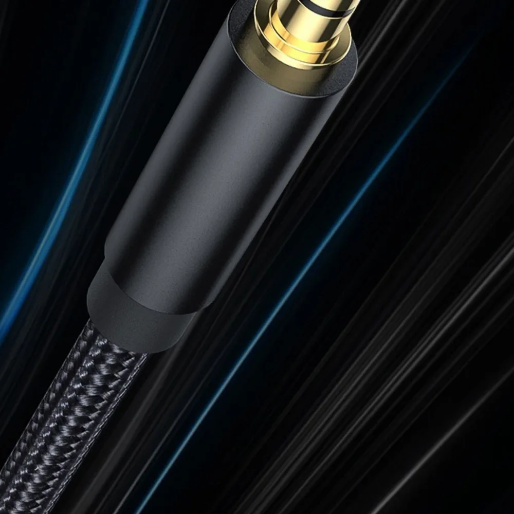 HiFi الصوت 3.5 مللي متر ذكر إلى أنثى مكبر الصوت موسع الحبل الصوت تمديد كابل كابل مساعد كابل توصيل البيانات سماعة الحبل