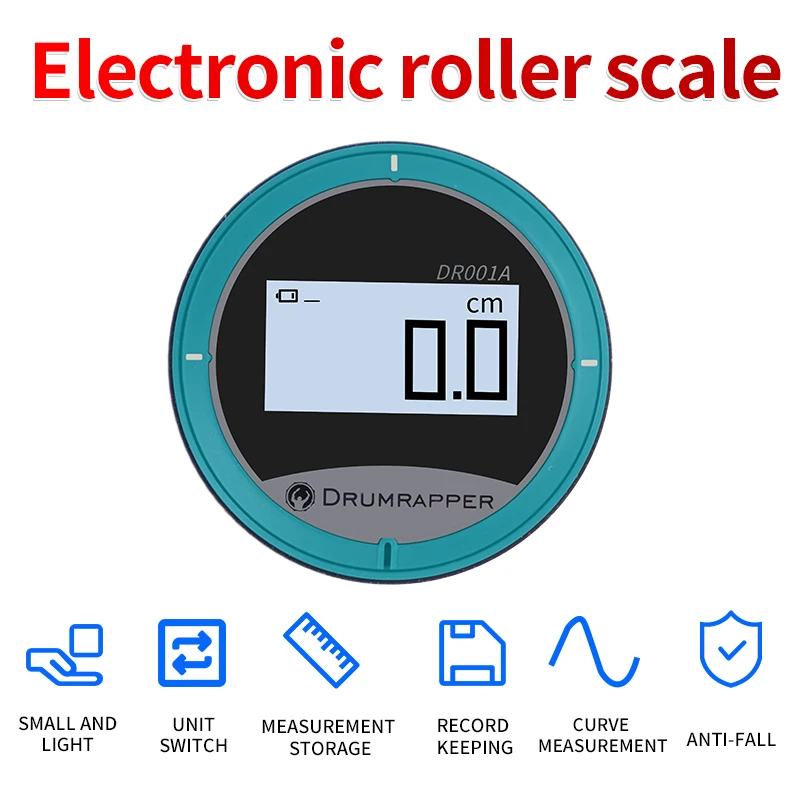 

324 Ft Electronic Digital Tape Measure with LCD Display Digital Ruler Small Smart Long Distance Rolling Measuring Tool