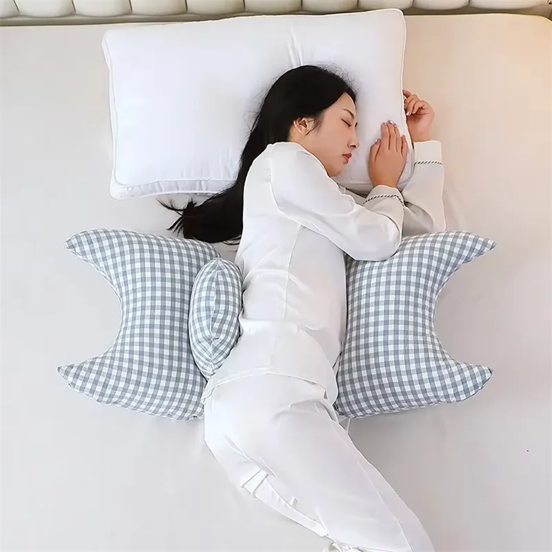 Travesseiro para mulheres grávidas, proteção de cintura, travesseiro lateral para dormir, suporte abdominal em forma de u, travesseiro para mulheres grávidas, lado deitado