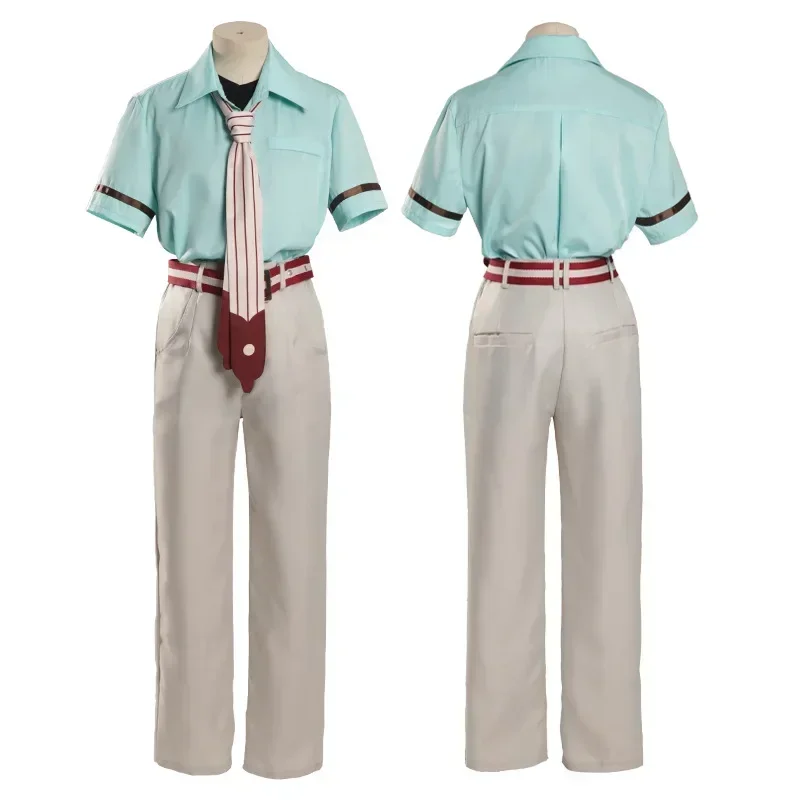 Costume Cosplay HanCabo Kun MinamPain lié aux toilettes, ensemble complet, haut, chemise, pantalon, accessoires de perruque, accessoires d'Halloween