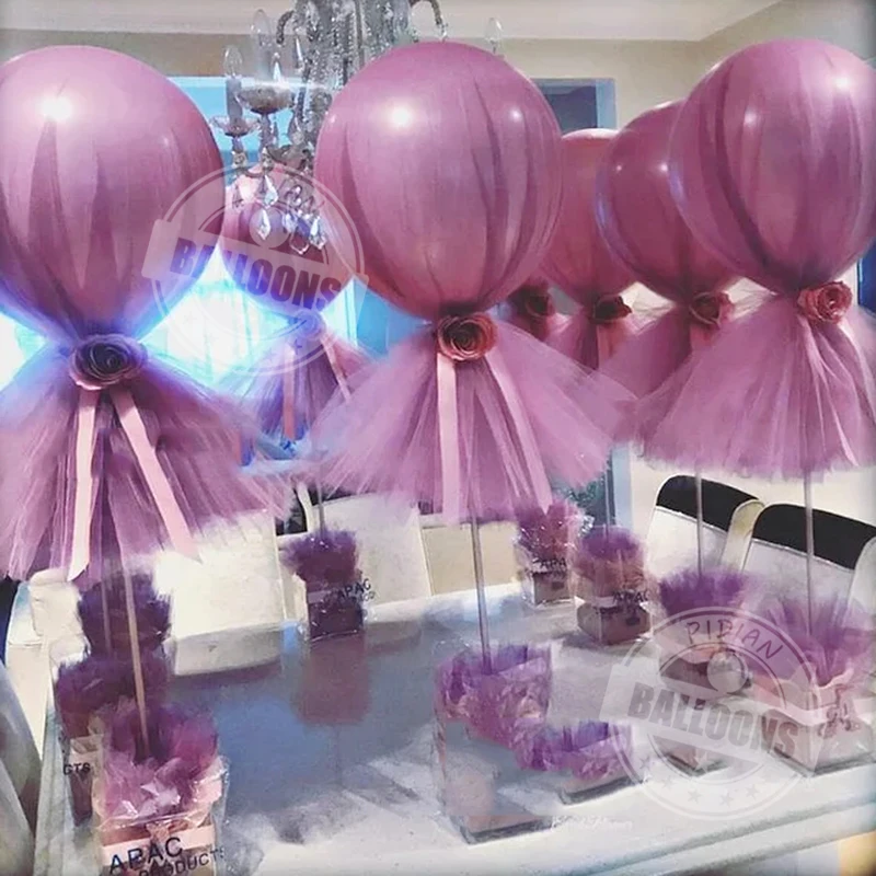 36inch Giant Helium Balloon White Yarn Decoration Suit Wedding Decor Birthday Party Proposal Anniversary Scene Layout Supplies