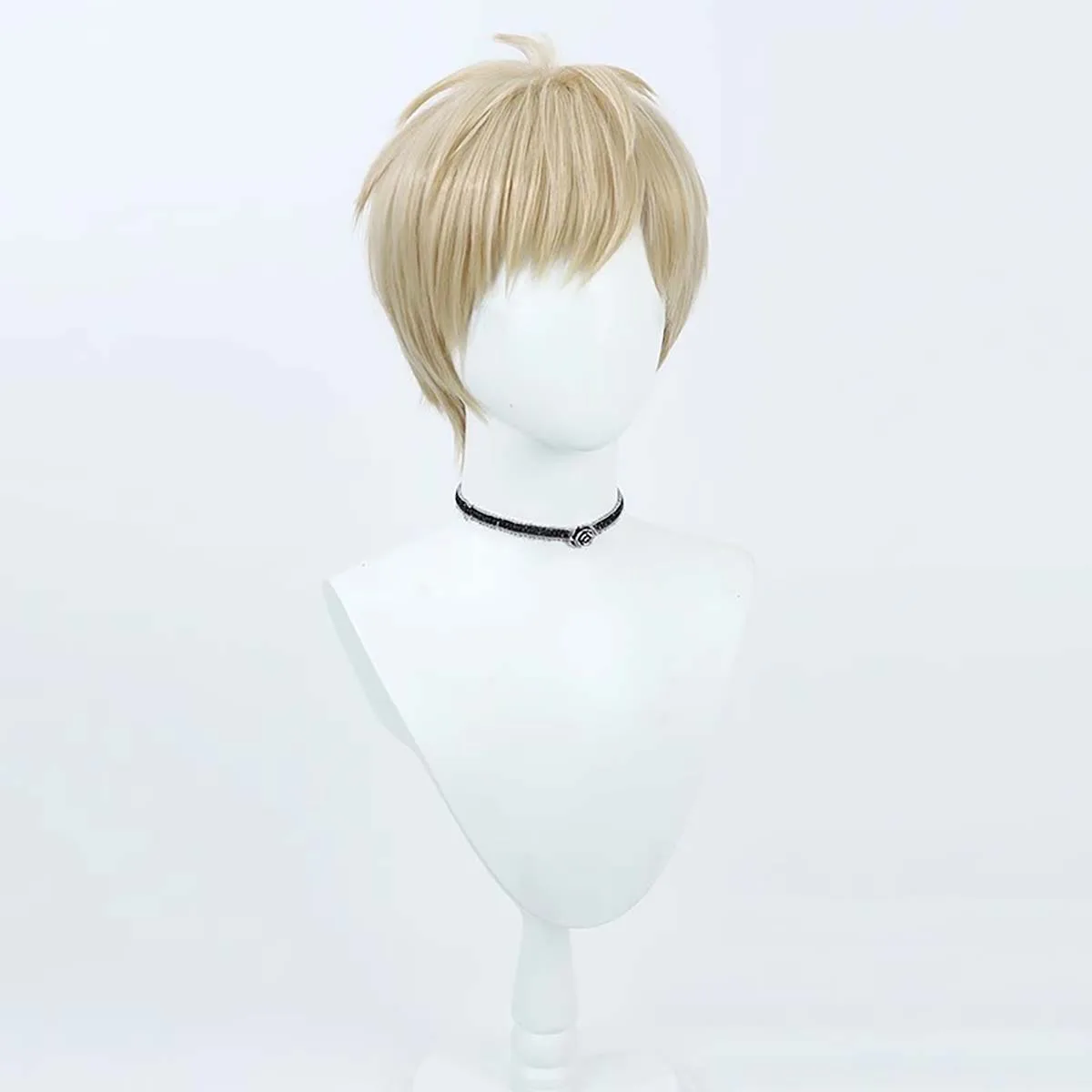 Men Anime Delicious in Dungeon Cosplay Laios Touden Short Blonde Heat Resistant Synthetic Hair Wig