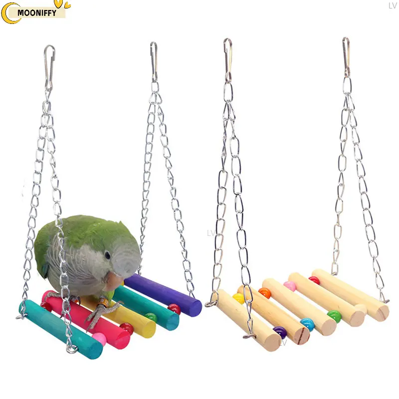 Birds Toy Pet Bird Parrot Parakeet Budgie Cockatiel Cage Hut Nest papegaaien speelgoed Hammock Swing Hanging Toy Pet Supplies