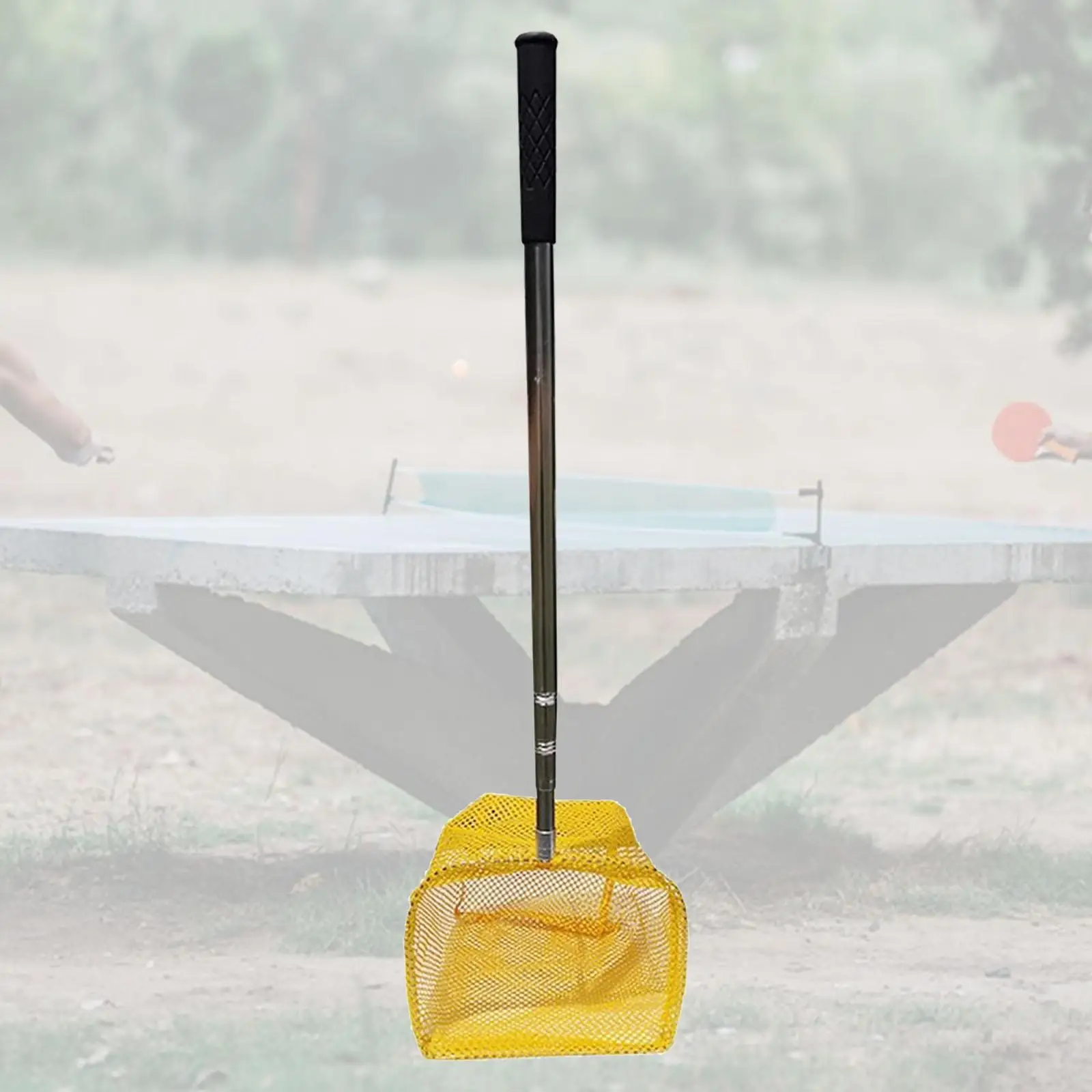 

Scoop Net Table Tennis Ball Picker Portable Stainless Steel Handle Extendable Retriever Ping Pong Ball Collector Pick up Net Bag