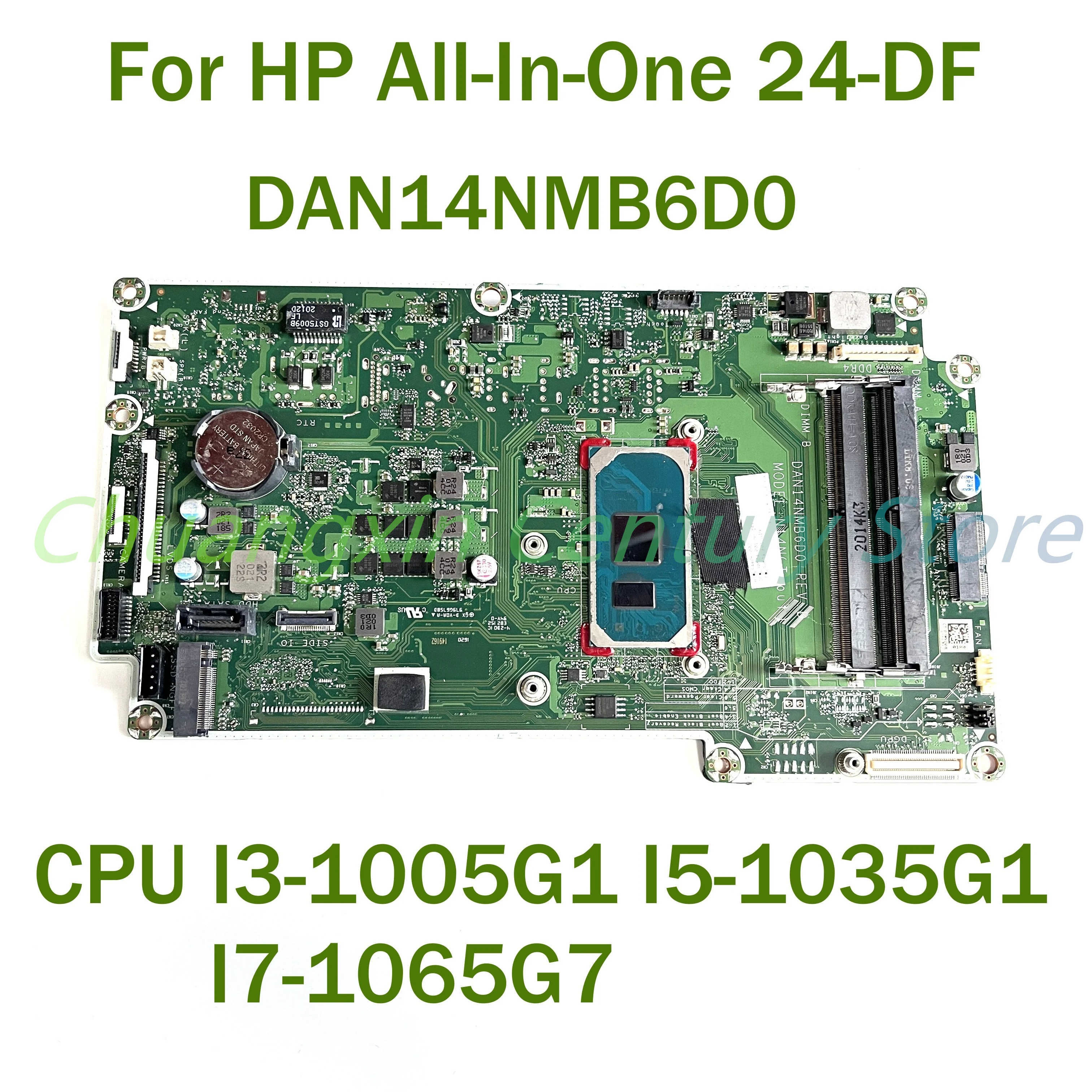 Voor Hp All In One 24-df Laptop Moederbord Dan14nmb6d0 Met Cpu I3-1005G1 I5-1035G1 I7-1065G7 100% Getest Volledig Werk