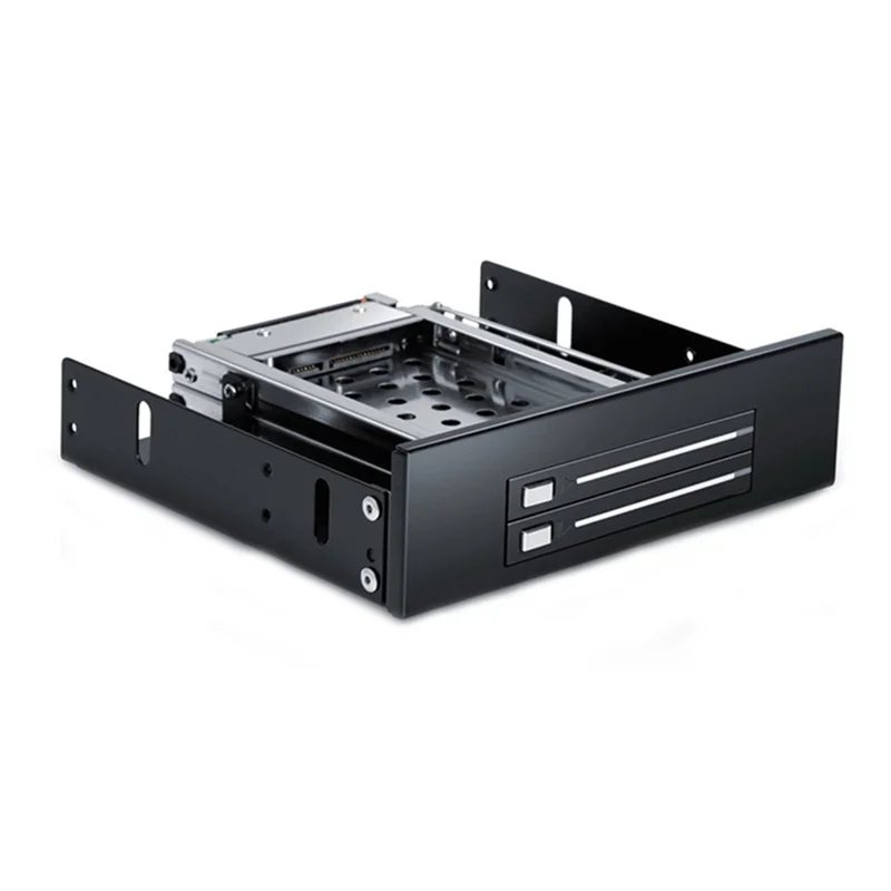 

SEATAY Dual Bay SATA2 Жесткий диск HDD и SSD Лоток Внутренний мобильный корпус Док-станция Кронштейн с возможностью горячей замены, HD520 HOT