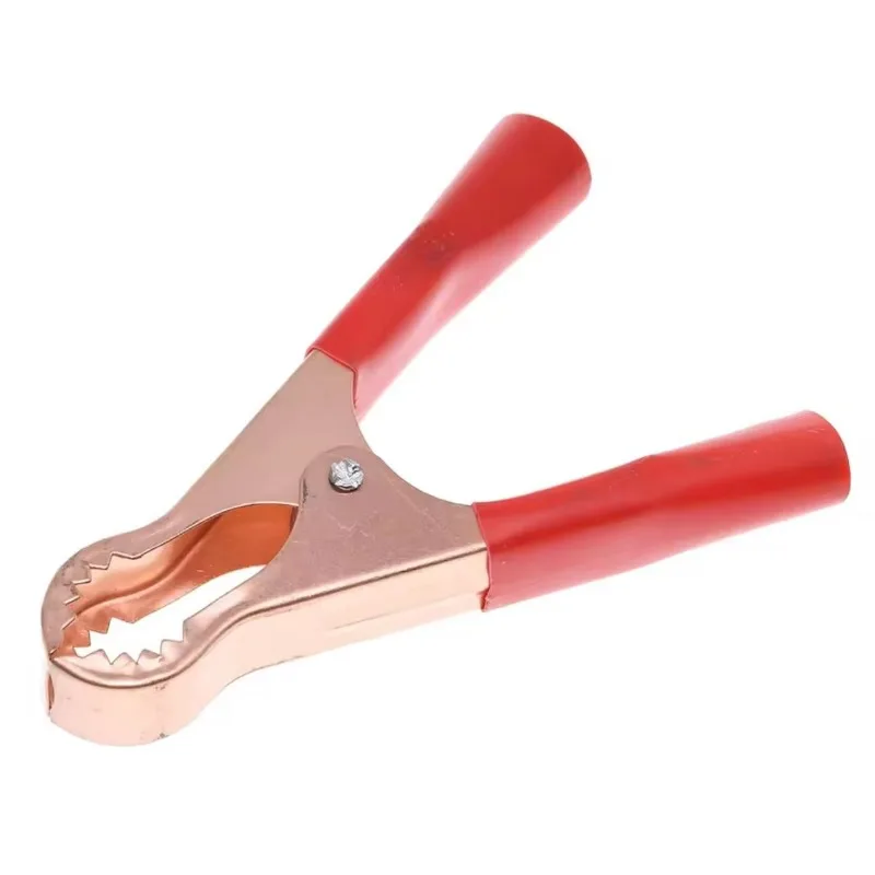 

2pcs 50A Red + Black 80mm Crocodile Car Caravan Van Battery Test Lead Clips Best Promotion Alligator Clips Connector Plug