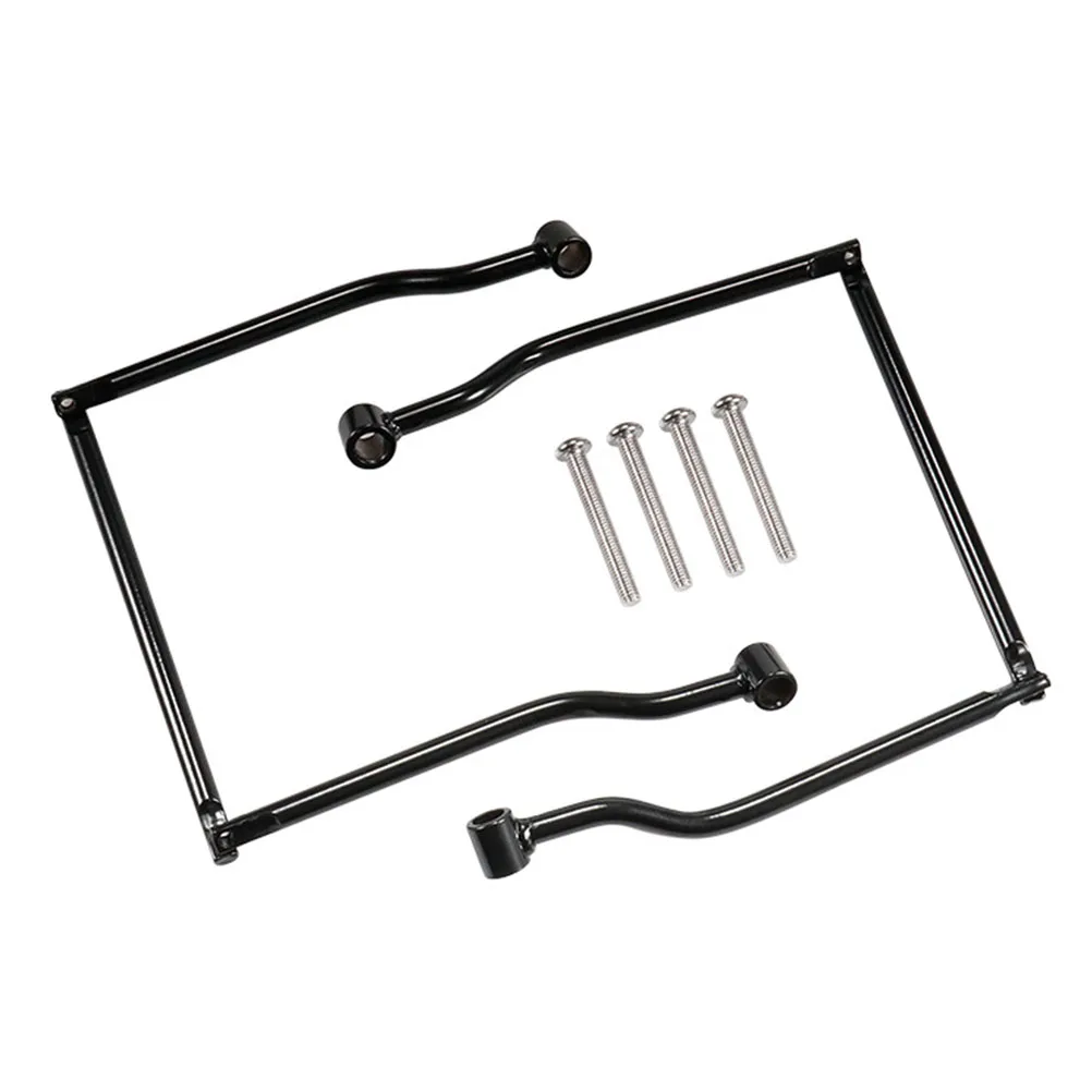 

Motorcycle Side Bag Bracket Saddle Support Rod Mounting Iron Racks Saddlebag Kit
