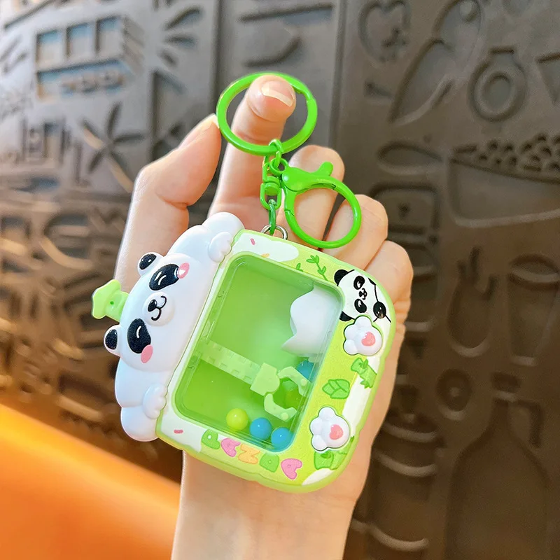 Nieuwe Fun Schattige Kleine Dier Klauw Game Machine Speelgoed Sleutelhanger Hanger Creatieve Studenten Stress Relief Speelgoed Paar Kleine Geschenken