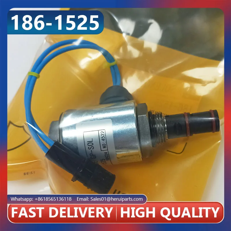 

186-1525 1861525 Valve Group Solenoid for 120H 12H 135H 140H 143H 160H Motor Grader D8R Track-Type Tractor