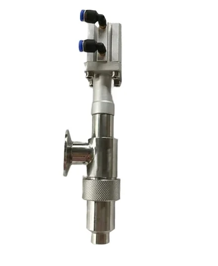 304/316 Stainless Steel Filling Nozzle, Anti-drip Filling Head, Pneumatic Discharge Valve for Liquid Filling Machine