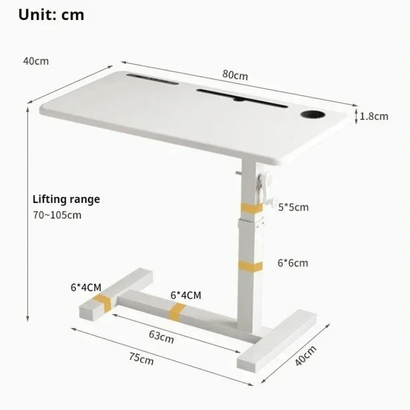 portable folding table Computer Desk Organizer Corner Writing Adjustable Office Desk Work Auxiliary Table Folding Table Office