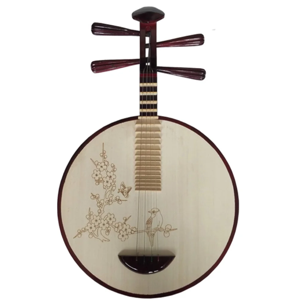 

Yueqin Moon lute moon guitar sketch pattern Chinese traditional musical instruments