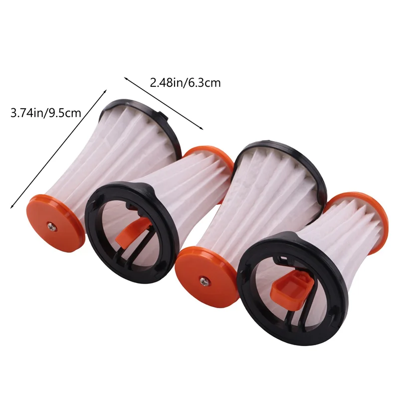 AEG/Electrolux Rapido および Ergorapido 掃除機用交換フィルター 8 個、AEG AEF 144、Electrolux EF144