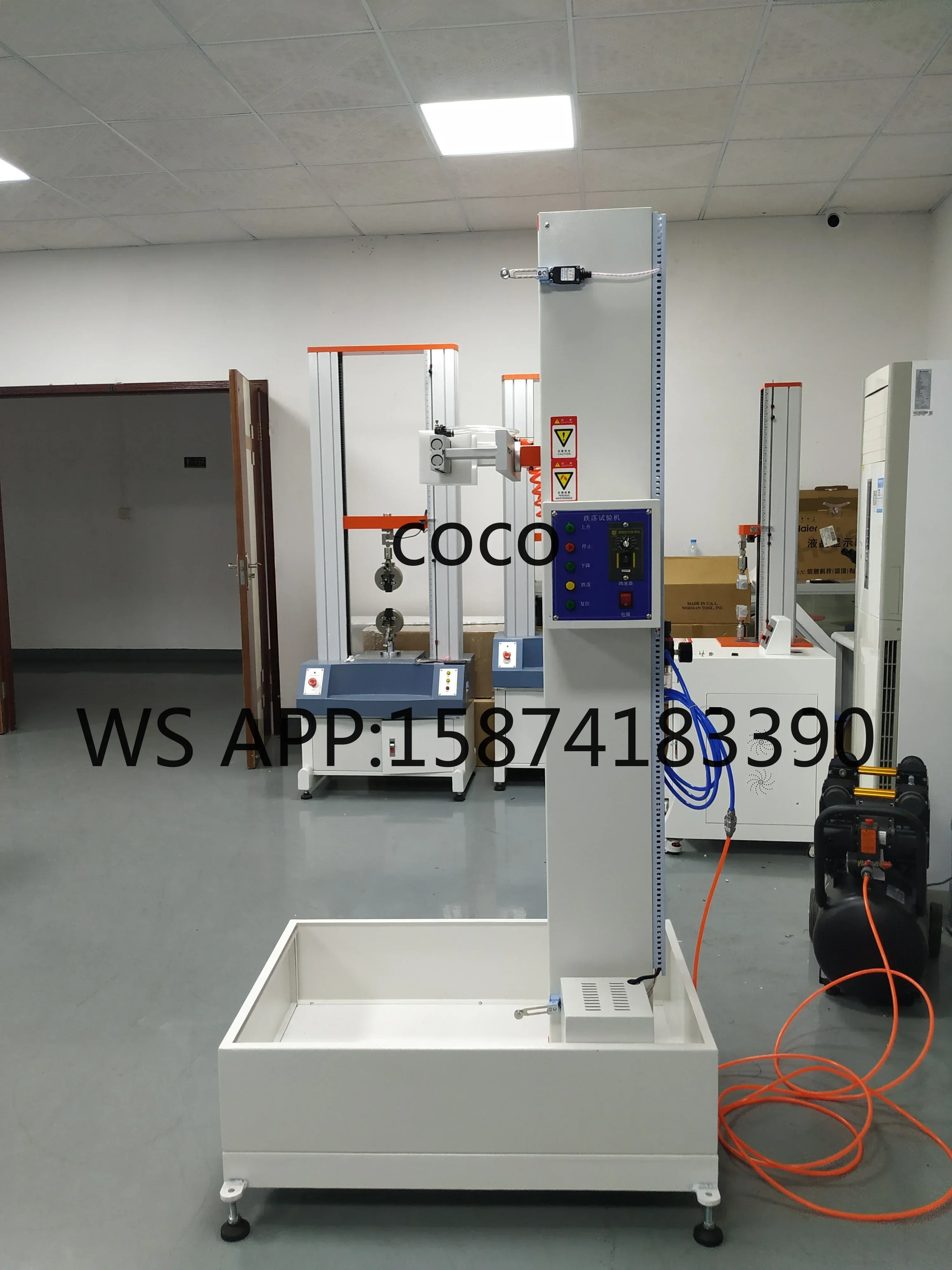 2. ZONHOW Drop Impact Test Equipment Free Drop Durability Testing Machine for Electronic Products