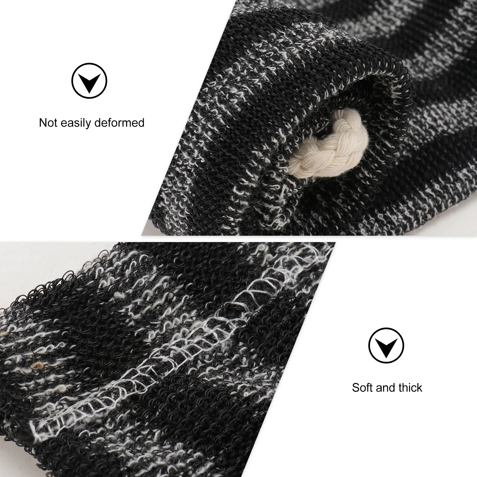 

Extra Long Bath Scrubber Towel Body Cleaning Shower Tool Durable Hanging Rope Included Efficient Body Wash Cloth For Legs Back