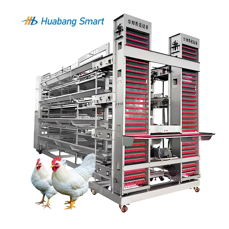 

Автоматическая клетка для кур-несушек с системой автоматической подачи корма, простая в уходе