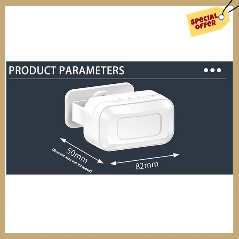 Перезаряжаемый умный дверной звонок, датчик приветствия, беспроводной дверной звонок, голосовое напоминание для входа в магазин-WMAN