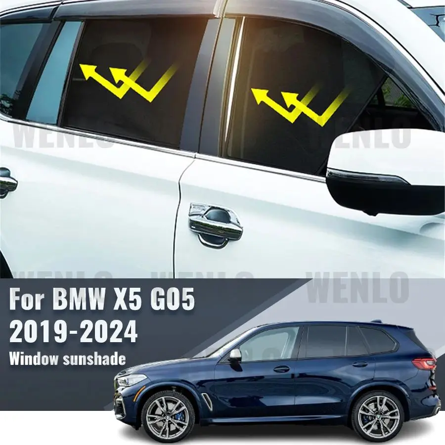 

Для BMW X5 G05 F95 2018-2024 IX5 автомобильное солнцезащитное стекло чехол на лобовое стекло Солнцезащитная занавеска сетчатая занавеска под заказ