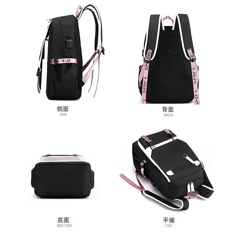 Korean Style large capacity student school bags backpack women's fashion back pack men's waterproof day pack casual backpack