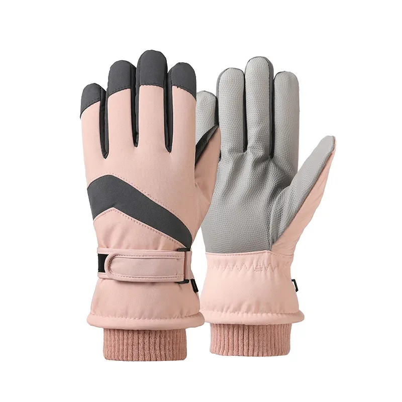 Waterdichte Ski Handschoenen Dames Winter Touchscreen Sneeuw Handschoenen Fleece Gevoerde Warme Thermische Handschoenen Voor Snowboardskiën Fietsen