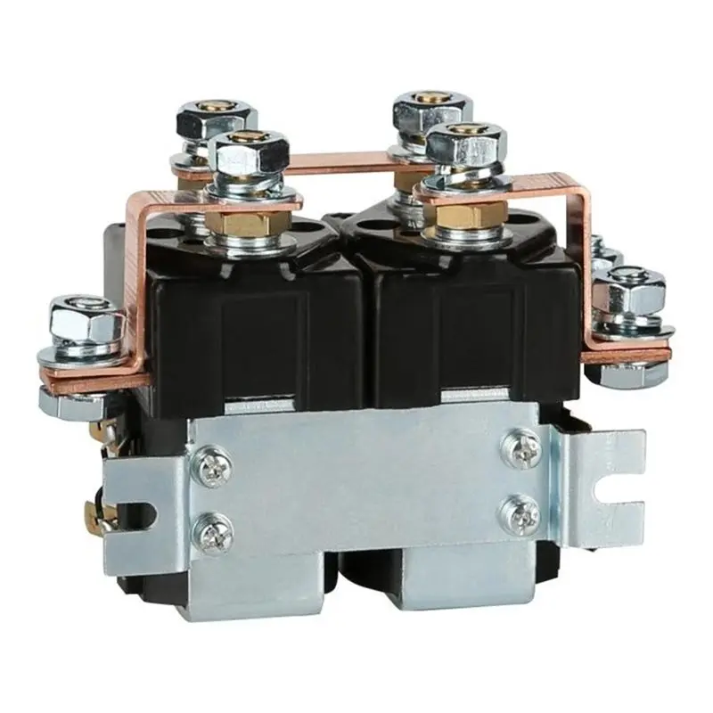 DTEN-For Battery Tricycle Power System Compatible ZJWH100A-2T DC Contactor 100A 1NO DC 12-80V Coil Low Voltage Relay