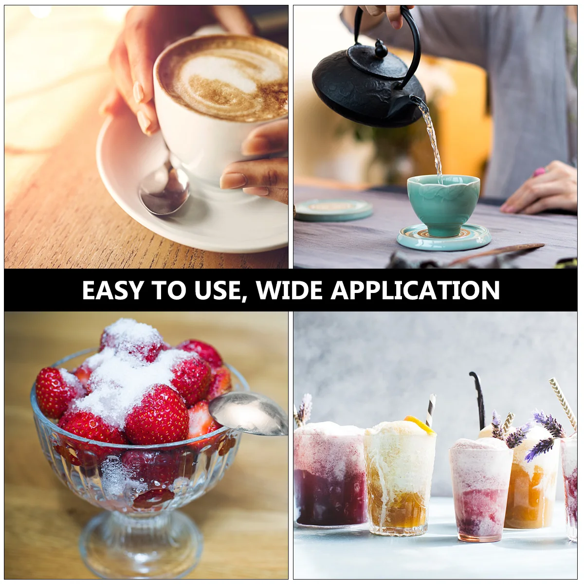 

Stainless Steel Enamel Coffee Spoon Plum Blossom Mirror Finished Floral Handle Teaspoon for Coffee Tea Dessert Ice Cream